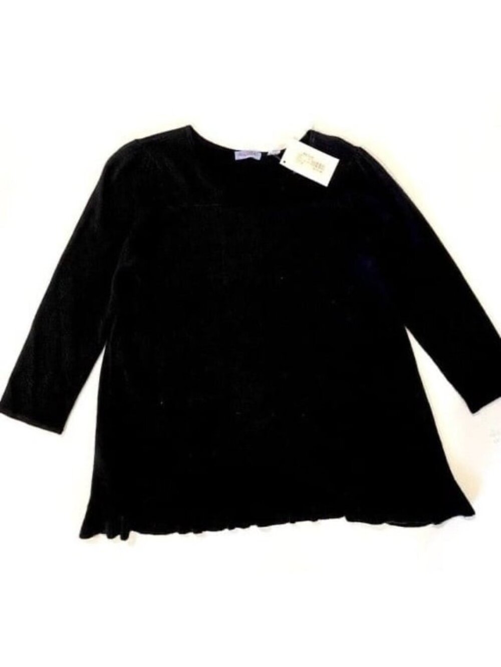 Acrobat Black Sweater Size M ~ Silk/Cashmere
